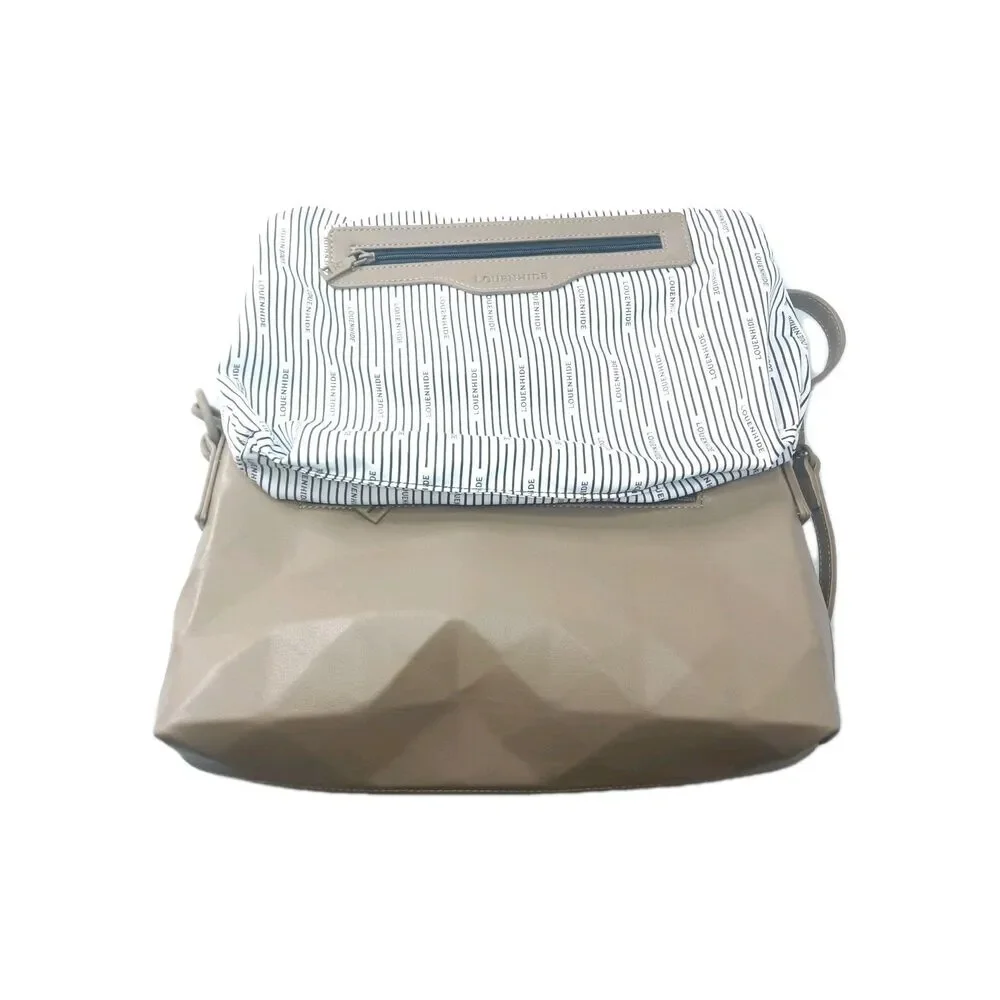 Louenhide Marley Shoulder Bag Taupe Brown Vegan Leather